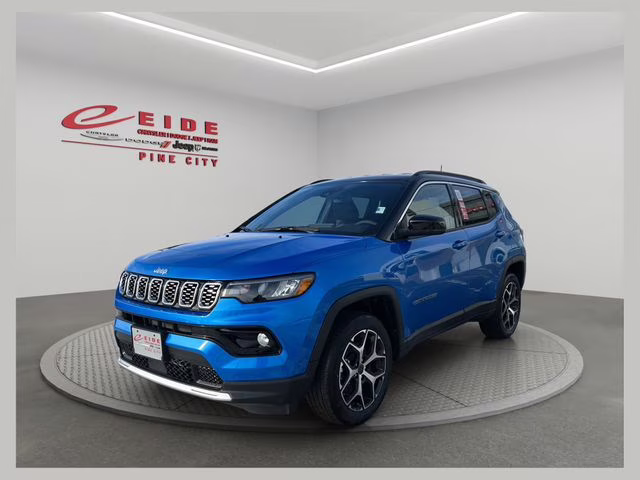 2026 Hydro Blue Pearlcoat Jeep Compass Limited 4X4 SUV