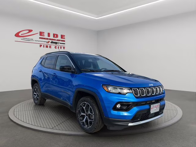 2026 Hydro Blue Pearlcoat Jeep Compass Limited 4X4 SUV