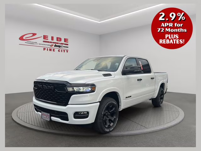 2026 Bright White Clearcoat Ram 1500 Big Horn Night Edition 4X4 Truck