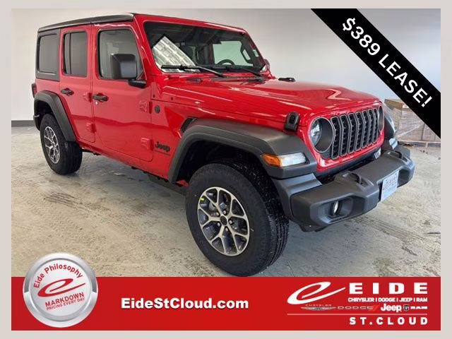 2026 Firecracker Red Clearcoat Jeep Wrangler Sport S 4X4 SUV