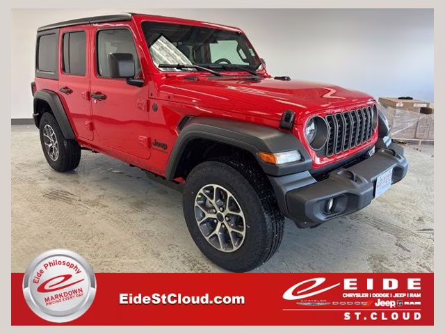 2026 Firecracker Red Clearcoat Jeep Wrangler Sport S 4X4 SUV