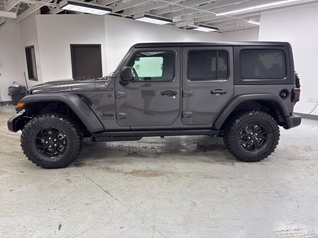 2026 Granite Crystal Metallic Clearcoat Jeep Wrangler Willys 4X4 SUV