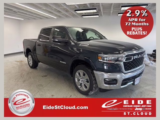 2026 Forged Blue Metallic Ram 1500 Big Horn 4X4 Truck