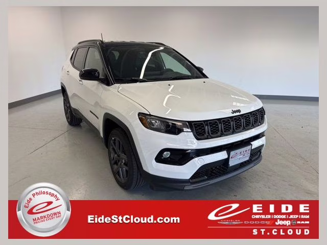 2026 Bright White Clearcoat Jeep Compass Limited 4X4 SUV
