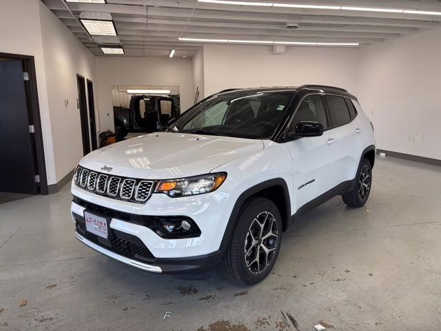 2026 Bright White Clearcoat Jeep Compass Limited 4X4 SUV