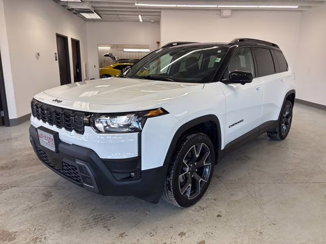 2026 Bright White Clearcoat Jeep Cherokee Overland 4X4 SUV