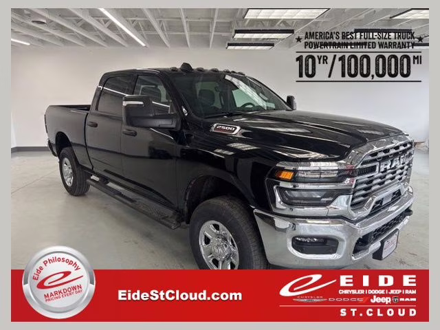 2026 Diamond Black Crystal Pearlcoat Ram 2500 Tradesman 4X4 Truck