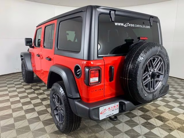 2026 Firecracker Red Clearcoat Jeep Wrangler 4-Door Sport S 4X4 SUV