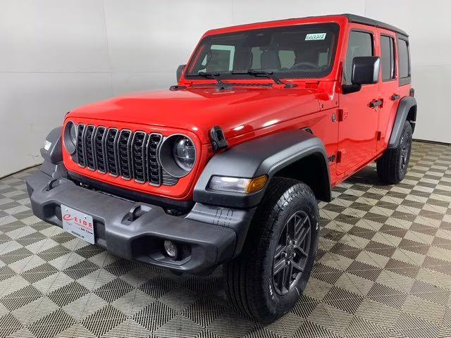 2026 Firecracker Red Clearcoat Jeep Wrangler 4-Door Sport S 4X4 SUV