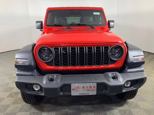 2026 Firecracker Red Clearcoat Jeep Wrangler 4-Door Sport S 4X4 SUV