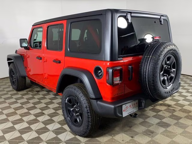 2026 Firecracker Red Clearcoat Jeep Wrangler 4-Door Sport 4X4 SUV