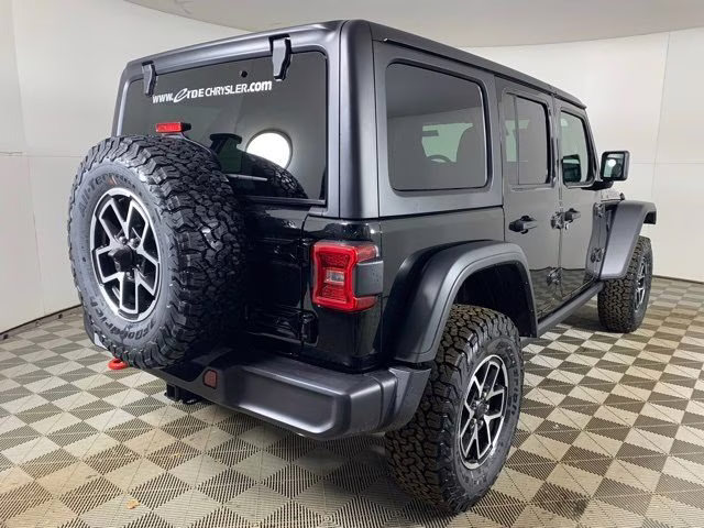 2026 Black Clearcoat Jeep Wrangler 4-Door Rubicon 4X4 SUV