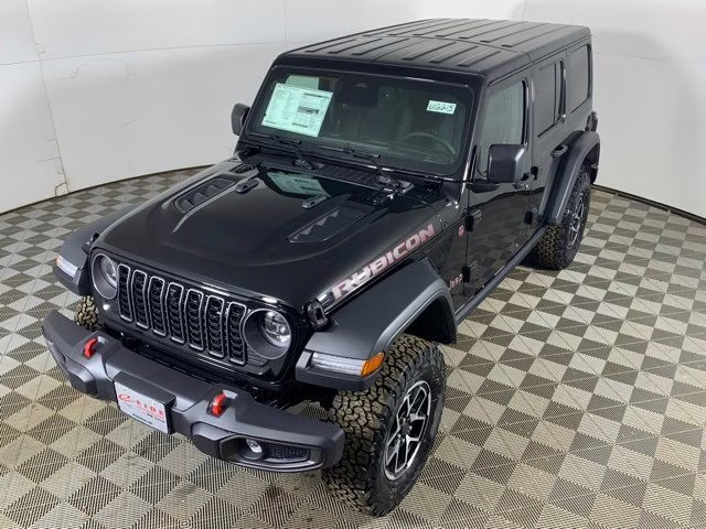 2026 Black Clearcoat Jeep Wrangler 4-Door Rubicon 4X4 SUV