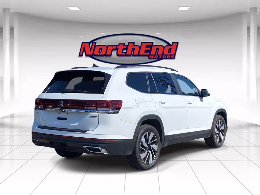 2024 White Volkswagen Atlas 2.0T SE w/Technology AWD SUV