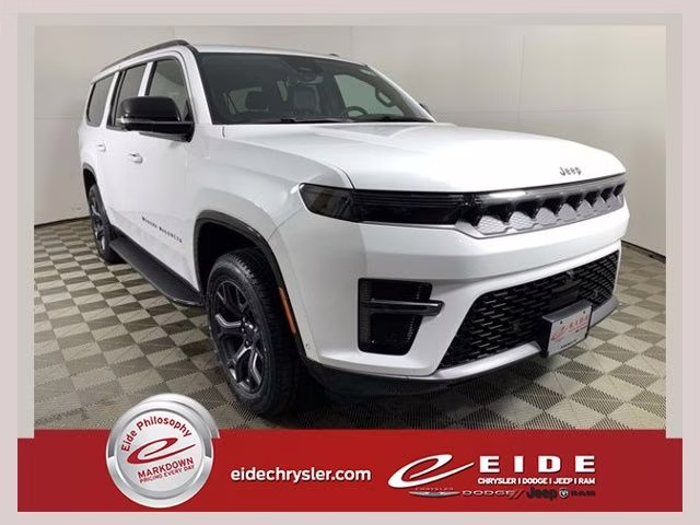 2026 Bright White Clearcoat Jeep Grand Wagoneer L Limited Altitude 4X4 SUV