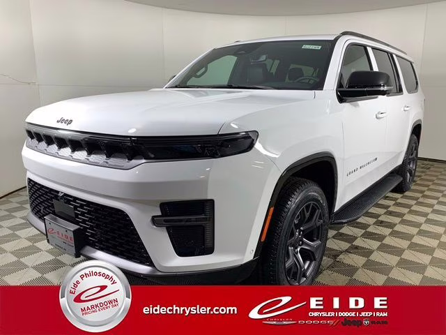 2026 Bright White Clearcoat Jeep Grand Wagoneer L Limited Altitude 4X4 SUV