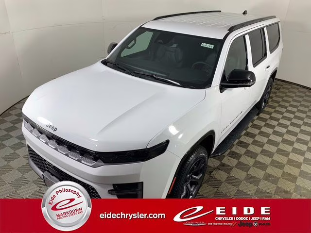 2026 Bright White Clearcoat Jeep Grand Wagoneer L Limited Altitude 4X4 SUV