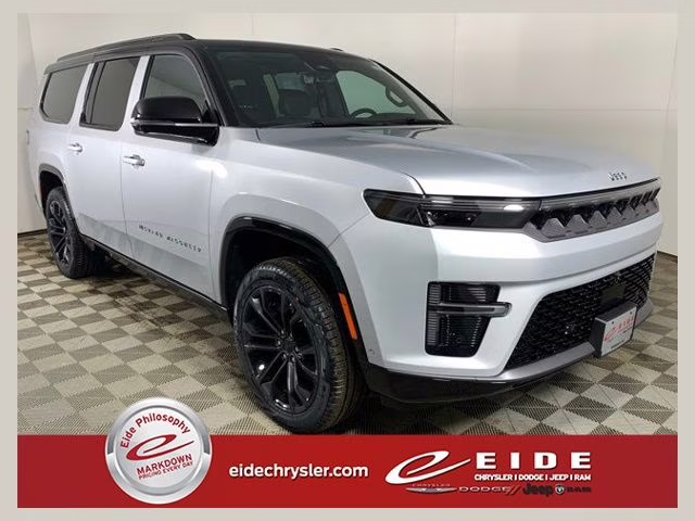 2026 Silver Zynith Jeep Grand Wagoneer L Summit Obsidian 4X4 SUV