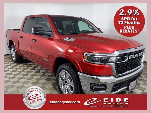 2026 Molten Red Pearlcoat Ram 1500 Big Horn 4X4 Truck