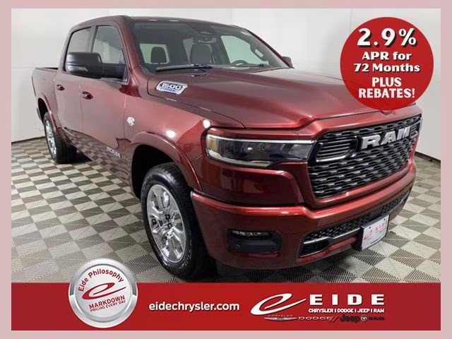 2026 Delmonico Red Pearlcoat Ram 1500 Big Horn 4X4 Truck