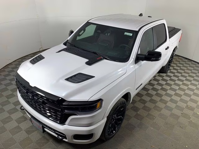 2026 Ivory White Tri-Coat Pearlcoat Ram 1500 Limited Night Edition 4X4 Truck