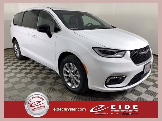 2026 Bright White Clearcoat Chrysler Pacifica Select AWD AWD Van