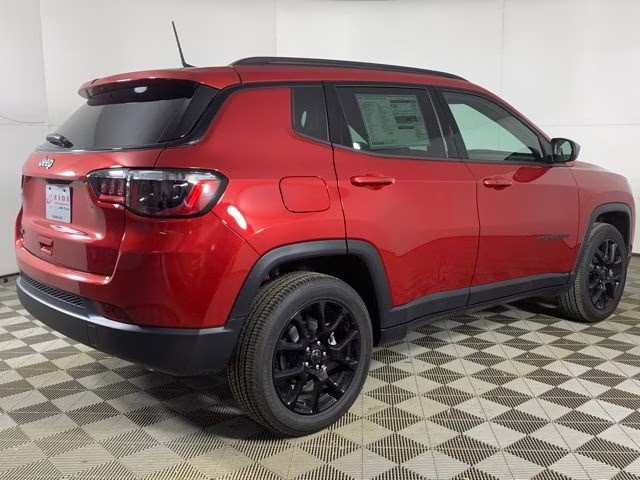 2026 Red Hot Pearlcoat Jeep Compass Latitude 4X4 SUV