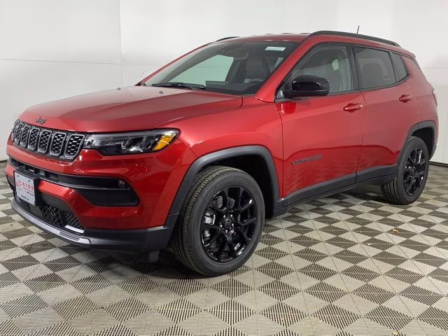 2026 Red Hot Pearlcoat Jeep Compass Latitude 4X4 SUV