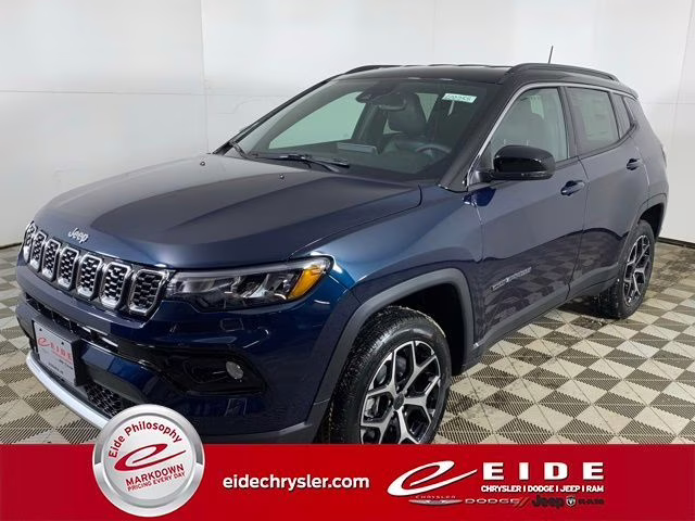 2026 Fathom Blue Pearl Coat Jeep Compass Limited 4X4 SUV