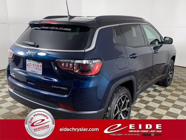 2026 Fathom Blue Pearl Coat Jeep Compass Limited 4X4 SUV