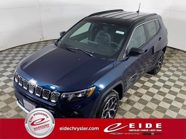 2026 Fathom Blue Pearl Coat Jeep Compass Limited 4X4 SUV