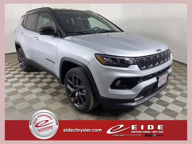 2026 Silver Zynith Metallic Clearcoat Jeep Compass Limited Altitude 4X4 SUV