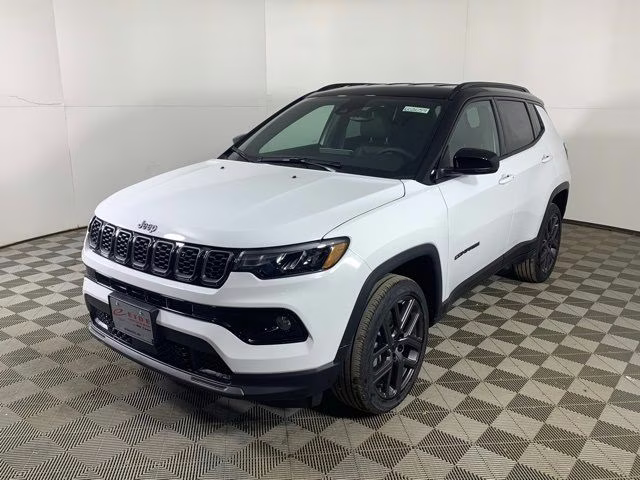 2026 Bright White Clearcoat Jeep Compass Limited Altitude 4X4 SUV