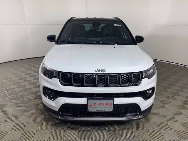 2026 Bright White Clearcoat Jeep Compass Limited Altitude 4X4 SUV