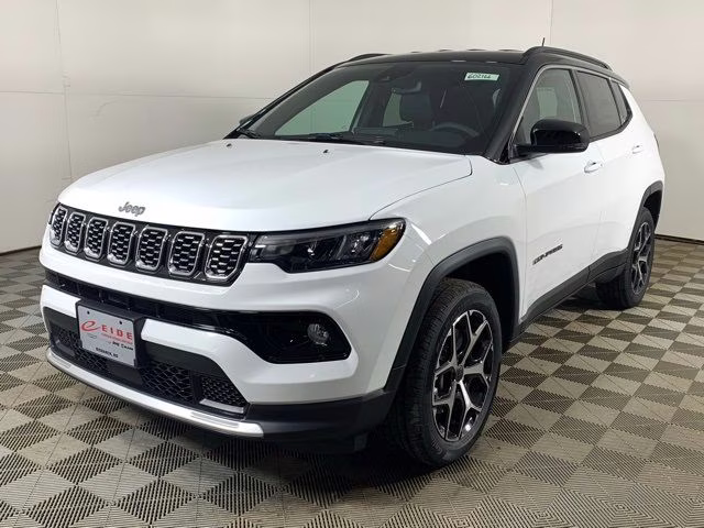2026 Bright White Clearcoat Jeep Compass Limited 4X4 SUV