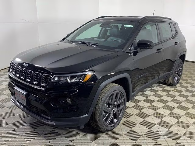2026 Diamond Black Crystal Pearlcoat Jeep Compass Limited Altitude 4X4 SUV