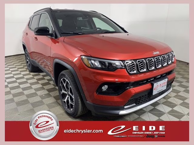 2026 Red Hot Pearlcoat Jeep Compass Limited 4X4 SUV