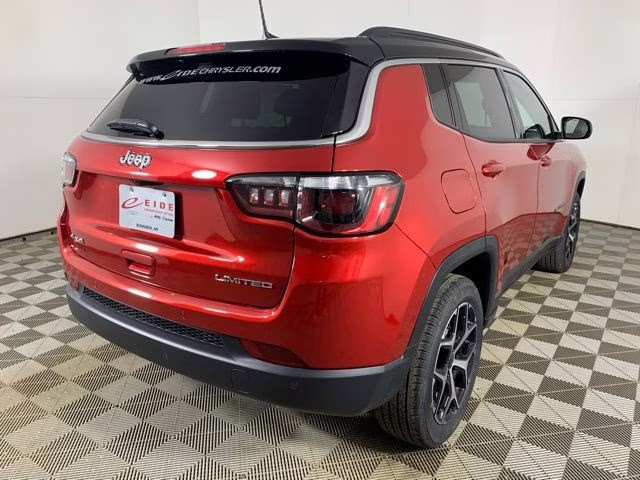 2026 Red Hot Pearlcoat Jeep Compass Limited 4X4 SUV