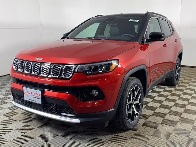 2026 Red Hot Pearlcoat Jeep Compass Limited 4X4 SUV
