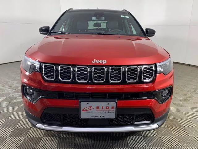 2026 Red Hot Pearlcoat Jeep Compass Limited 4X4 SUV