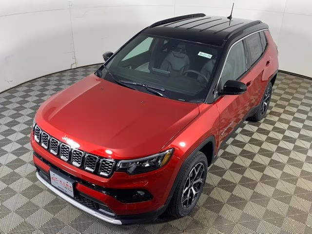 2026 Red Hot Pearlcoat Jeep Compass Limited 4X4 SUV