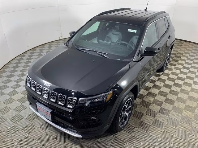 2026 Diamond Black Crystal Pearlcoat Jeep Compass Limited 4X4 SUV