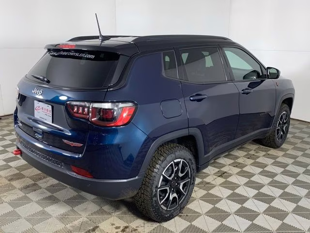 2026 Fathom Blue Pearl Coat Jeep Compass Trailhawk 4X4 SUV