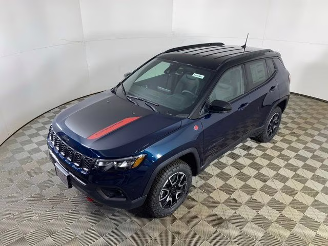 2026 Fathom Blue Pearl Coat Jeep Compass Trailhawk 4X4 SUV