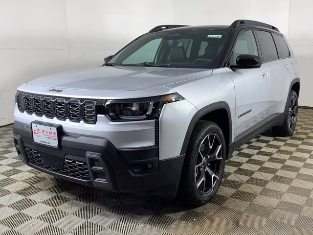 2026 Silver Zynith Clearcoat Jeep Cherokee Overland 4X4 SUV