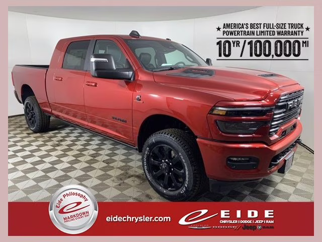 2026 Molten Red Pearlcoat Ram 2500 Laramie Night Edition 4X4 Truck