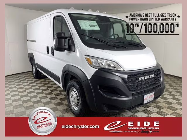 2026 Bright White Clearcoat Ram ProMaster 1500 Low Roof FWD Van