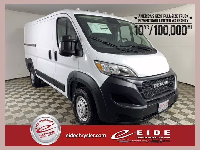 2026 Bright White Clearcoat Ram ProMaster 1500 Low Roof FWD Van