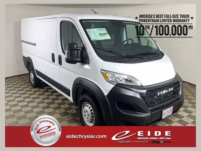 2026 Bright White Clearcoat Ram ProMaster 1500 Low Roof FWD Van