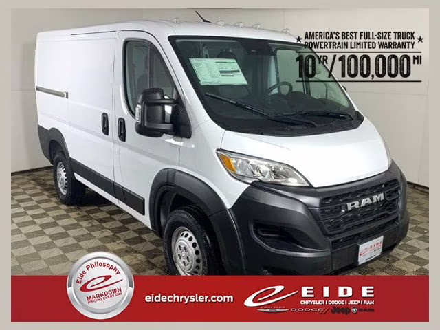 2026 Bright White Clearcoat Ram ProMaster 1500 Low Roof FWD Van